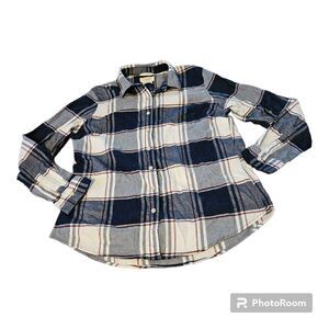 Weatherproof Vintage Comfort Stretch Medium Long Sleeve Button Up Collared Shirt